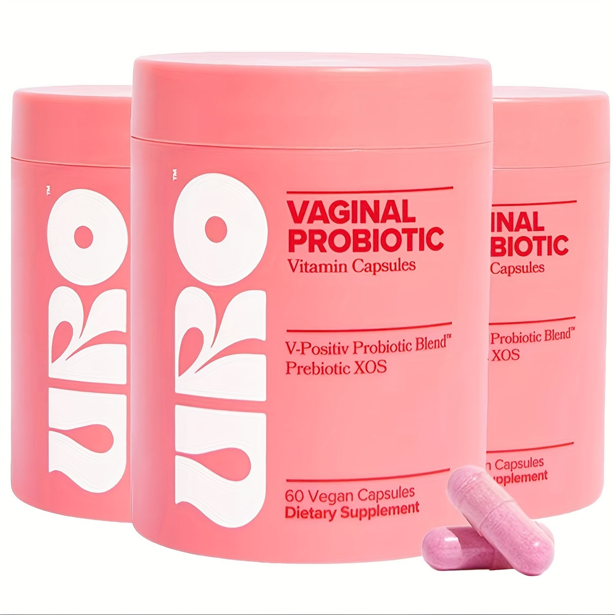 URO Newly Upgraded Female Probiotics, Daily Care, Female Multi-strain Regulation Normal Life Activities, Take Care Of Yourself, Love Yourself More