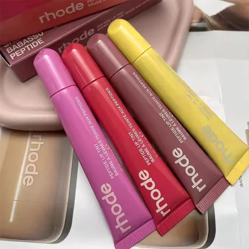 RHODE Makeup Lip Gloss Lip Moisturizer Phone Case For iPhone New Sugar Cookie Ribbon Toast Jelly Bean Pbj Lemontini Lipstick