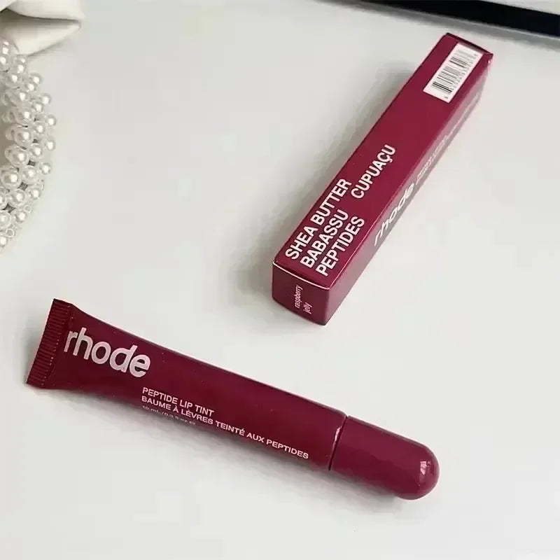 RHODE Makeup Lip Gloss Lip Moisturizer Phone Case For iPhone New Sugar Cookie Ribbon Toast Jelly Bean Pbj Lemontini Lipstick