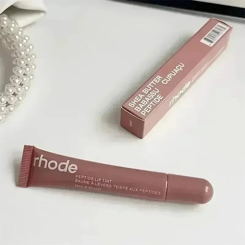 RHODE Makeup Lip Gloss Lip Moisturizer Phone Case For iPhone New Sugar Cookie Ribbon Toast Jelly Bean Pbj Lemontini Lipstick