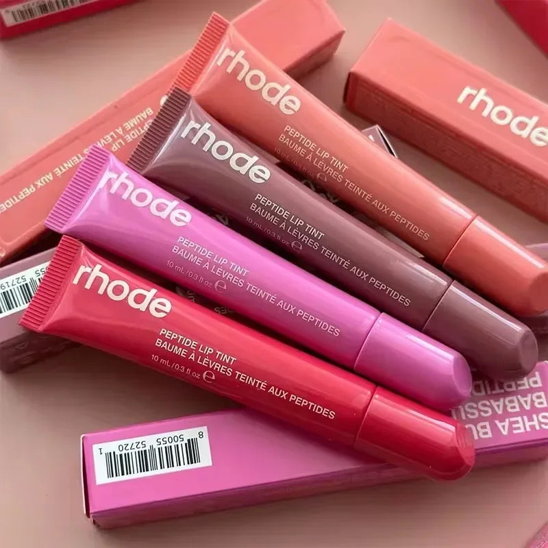 RHODE Makeup Lip Gloss Lip Moisturizer Phone Case For iPhone New Sugar Cookie Ribbon Toast Jelly Bean Pbj Lemontini Lipstick
