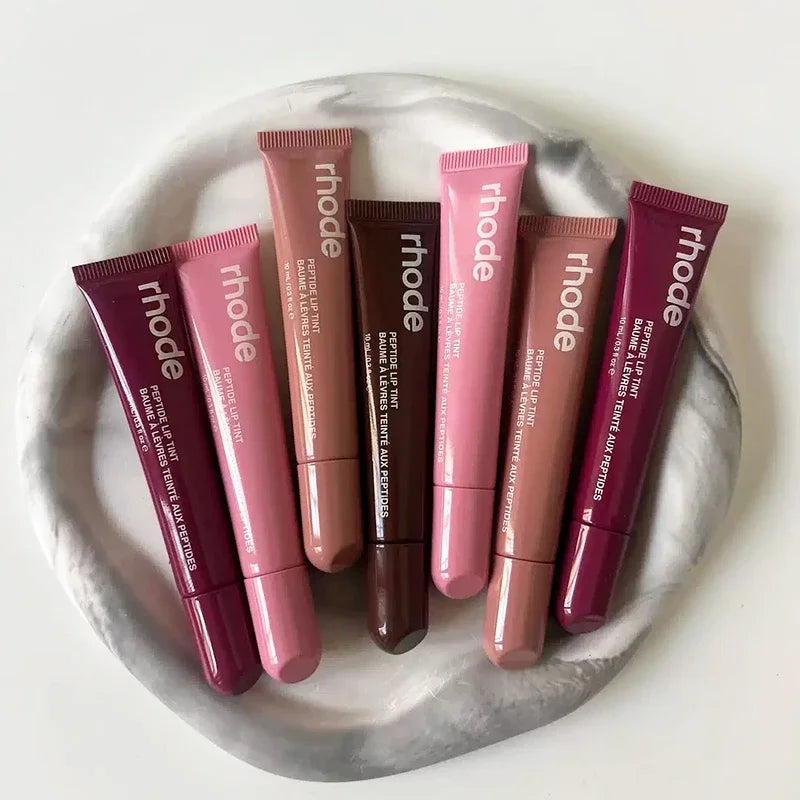 RHODE Makeup Lip Gloss Lip Moisturizer Phone Case For iPhone New Sugar Cookie Ribbon Toast Jelly Bean Pbj Lemontini Lipstick
