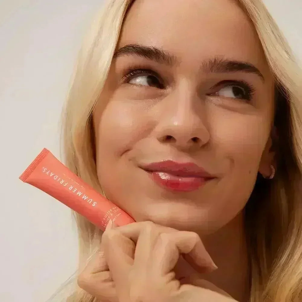 Summer Fridays Lip Balm Moisturizing Mirror Lip Gloss Lip Vanilla Pink Sugar Coffee Cake Smell Lipstick Transparent Oil Makeup