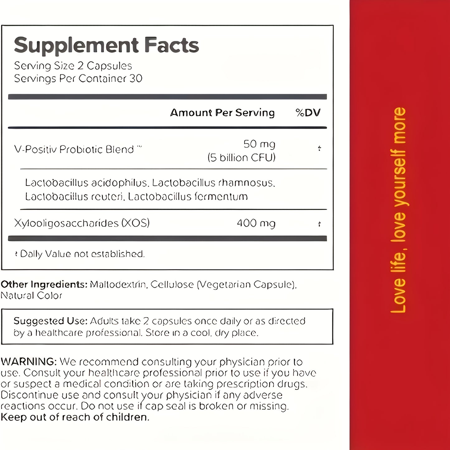 URO Newly Upgraded Female Probiotics, Daily Care, Female Multi-strain Regulation Normal Life Activities, Take Care Of Yourself, Love Yourself More