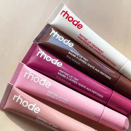 RHODE Makeup Lip Gloss Lip Moisturizer Phone Case For iPhone New Sugar Cookie Ribbon Toast Jelly Bean Pbj Lemontini Lipstick
